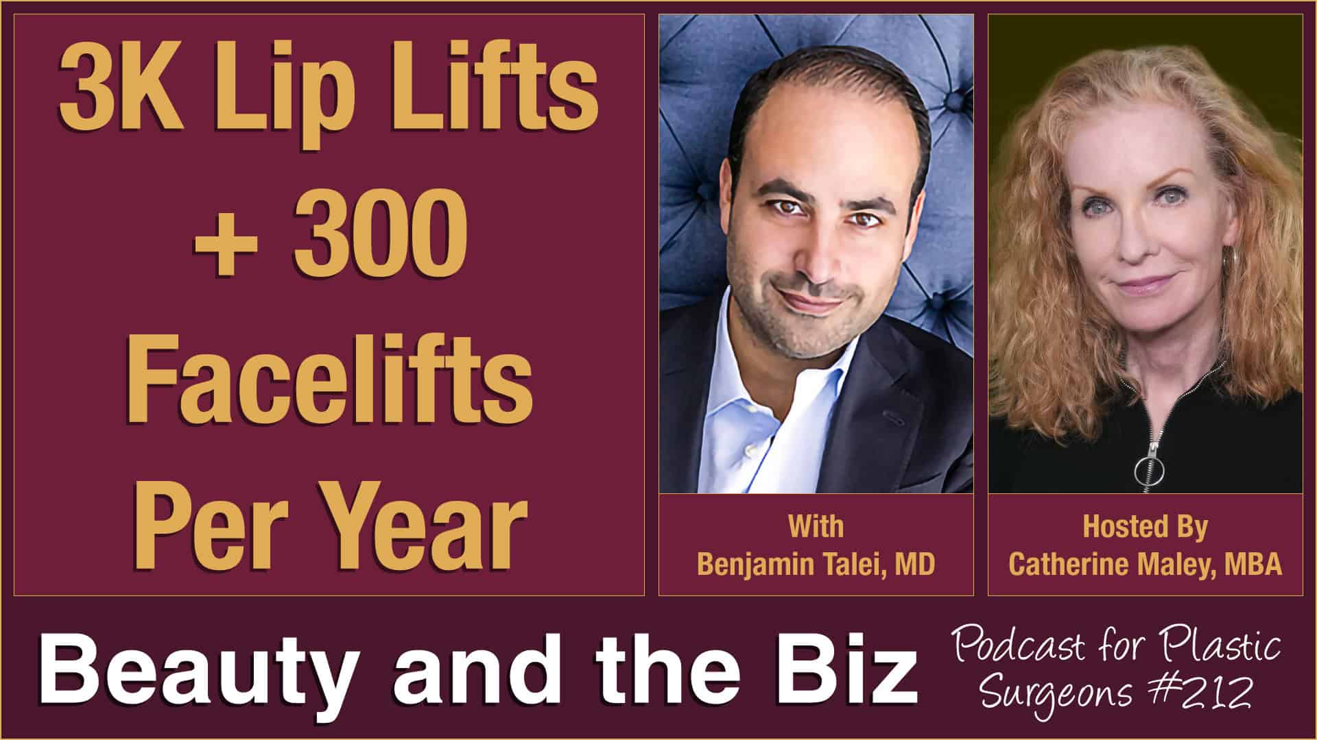 Dr. Ben Talei on Beauty and the Biz with Catherine Maley