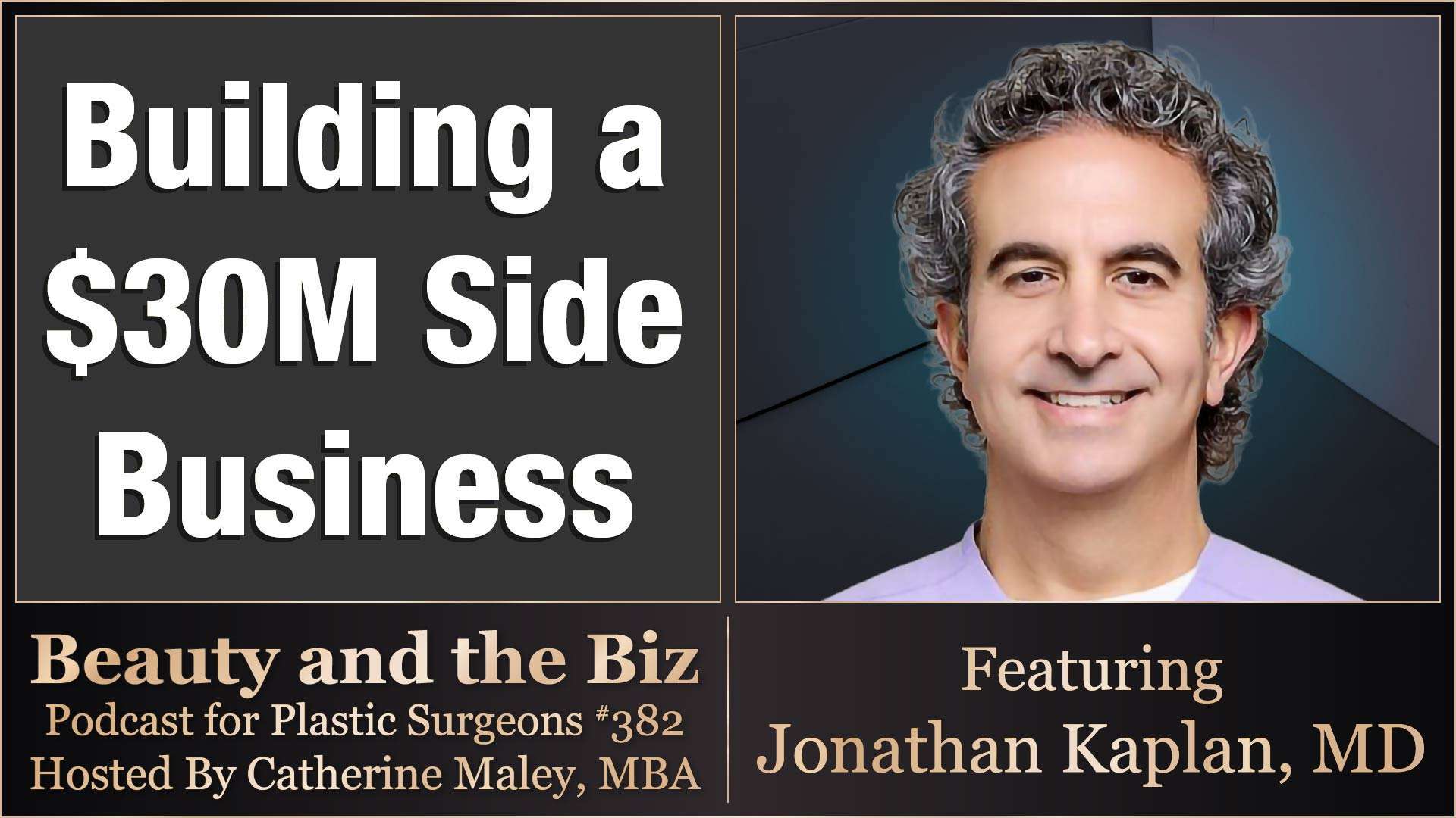 Beauty and the Biz episode with Jonathan Kaplan, MD and Catherine Maley